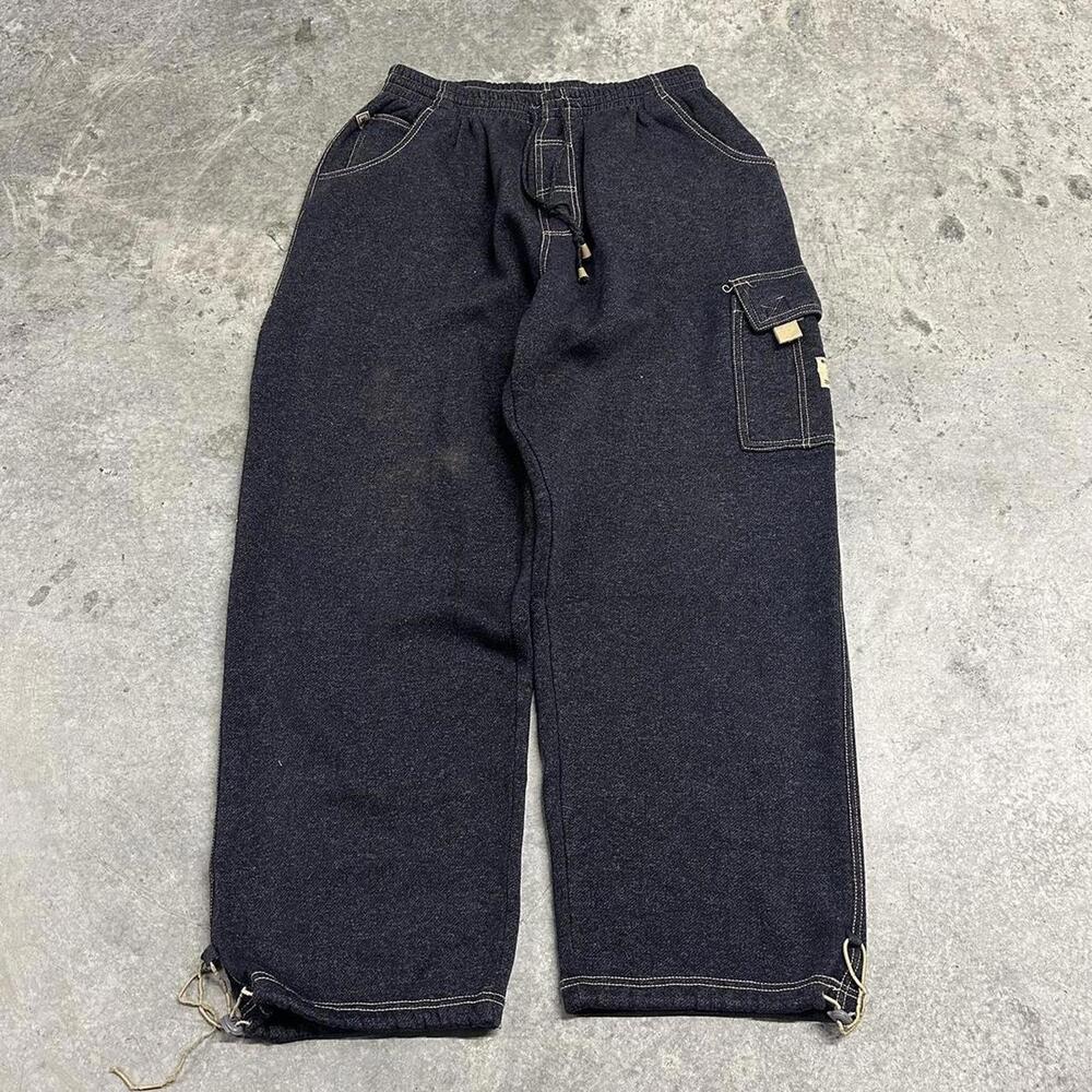 Y2K Baggy Wide Leg Cargo Sweatpants